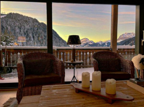 Les Soldanelles 4 appartement chaleureux au centre du village vue exceptionnelle idéal pour les skieurs et non skieurs